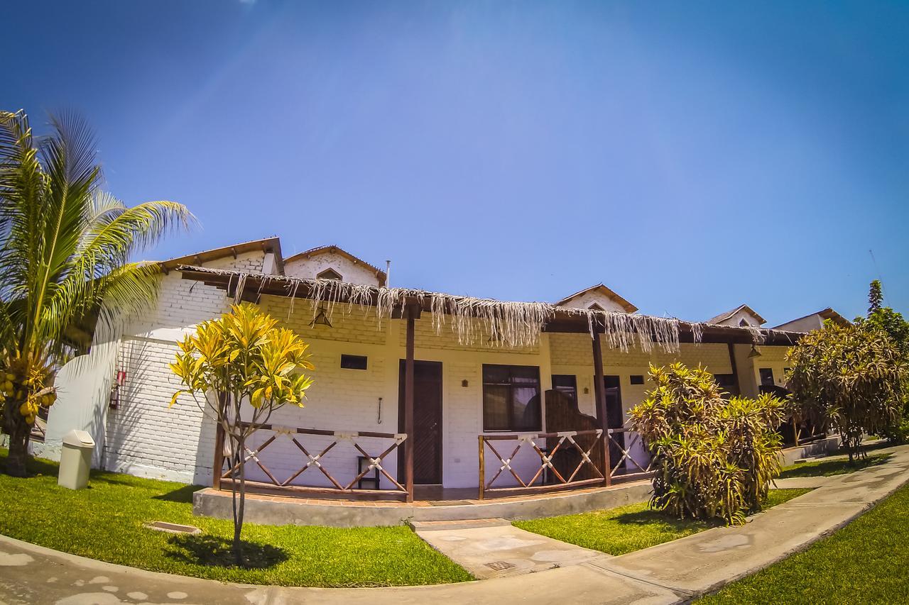 La Choza Bungalows Tambo Grande Bagian luar foto