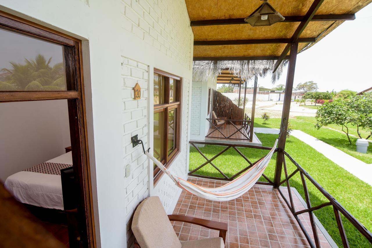 La Choza Bungalows Tambo Grande Bagian luar foto